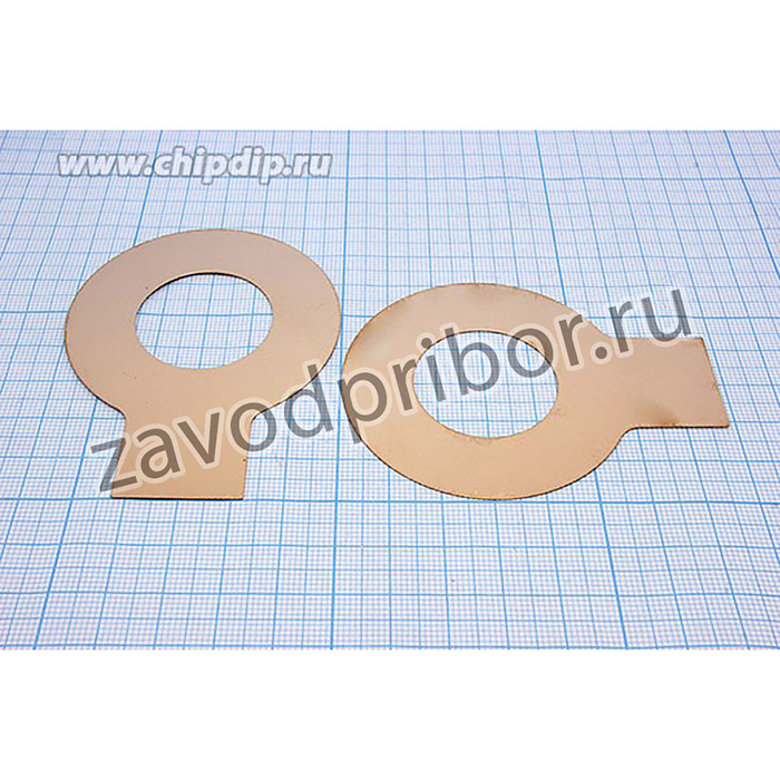 Медное контактное кольцо для ультразвуковой пьезокерамики диаметром 60мм ; конст УП\Преобр контакт\\\ 60x30x0,30\медное кольцо