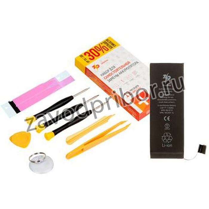 (iPhone 5S) аккумулятор в наборе ZeepDeep для iPhone 5s, iPhone 5c +28% повышенной емкости: батарея 2000 mAh, набор инструментов, монтажные