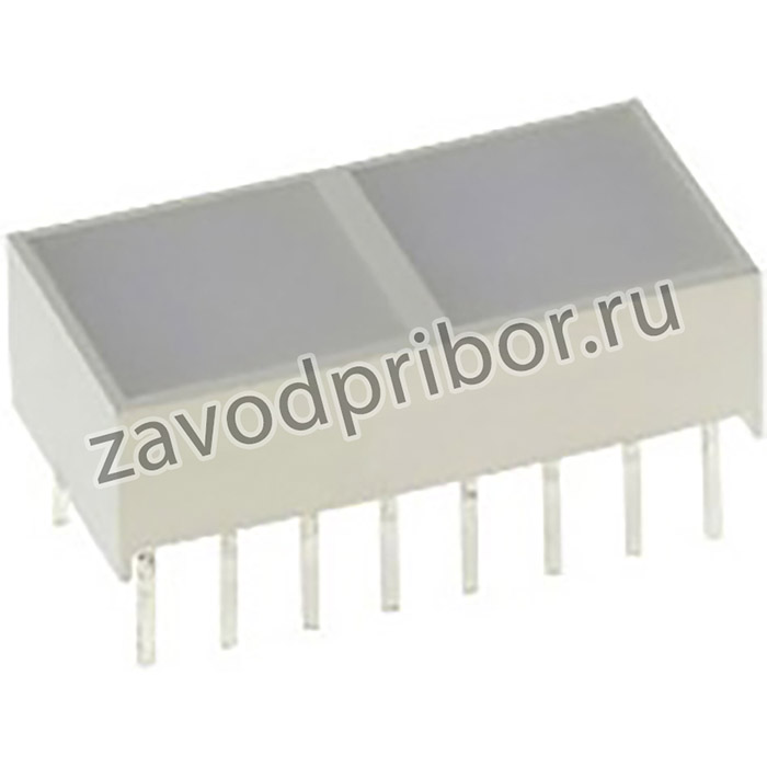 KB-2770YW, светодиодная полоса 2 сегмент. желтая 20x10мм 40мКд