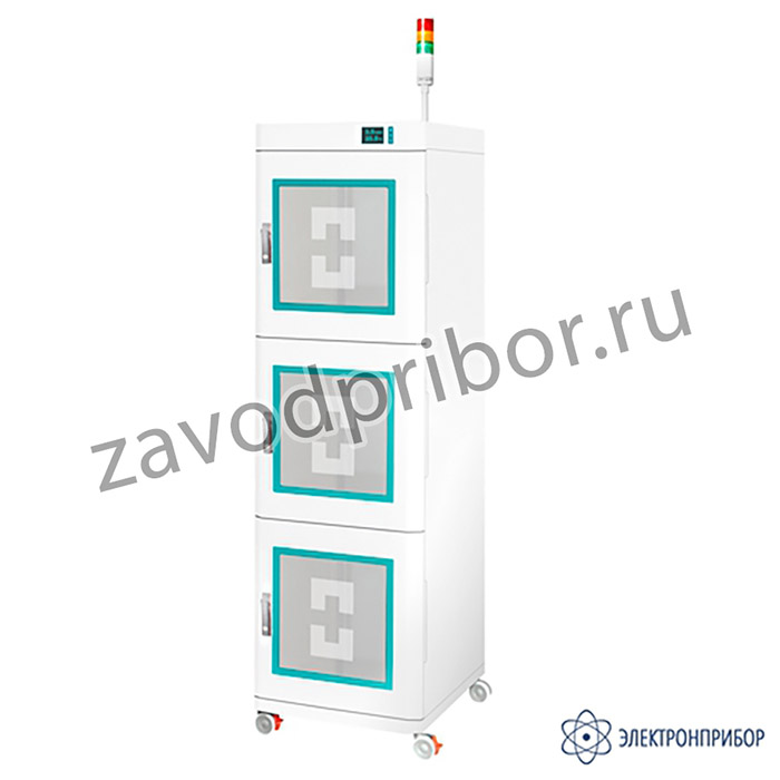 DC-3W ESD (белый) — шкаф сухого хранения антистатический с 3 секциями