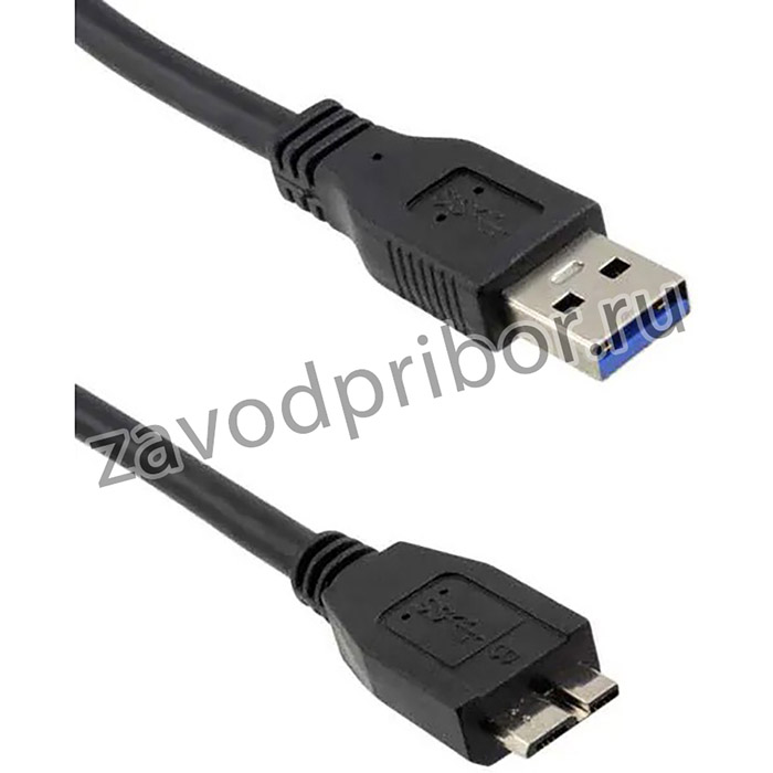 103-1092-BL-00100, Cable Assembly USB 1m USB 3.0 Type A to Micro USB 3.0 Type B 9 to 10 POS M-M 24AWG/28AWG