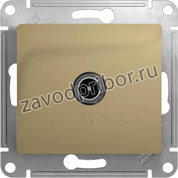 Systeme Electric Glossa Титан Розетка TV коннектор