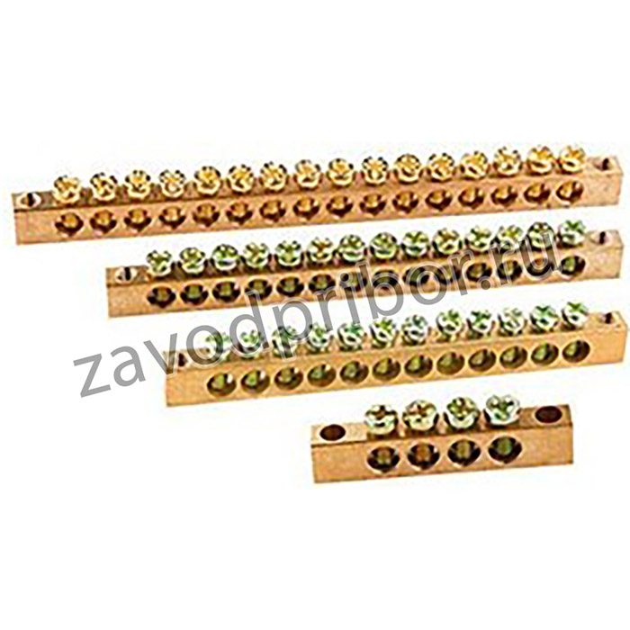 Шина PEN "земля-ноль"6*9мм 14/1 (14групп/крепеж по центру) 081-09-06/081-09-006 HLT