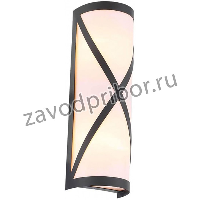 ST LUCE SL076.411.01 Светильник уличный настенный Черный/Белый E27 2*60W