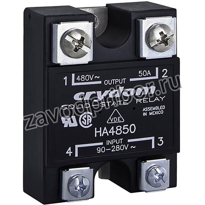 HA4890-10, Реле: полупроводниковое, Uупр: 90-280ВAC, 90А, 48-530ВAC, -40-80°C