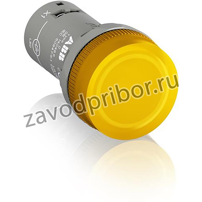Лампа CL2-523Y желтая со встроенным светодиодом 230В AC | 1SFA619403R5233 | ABB