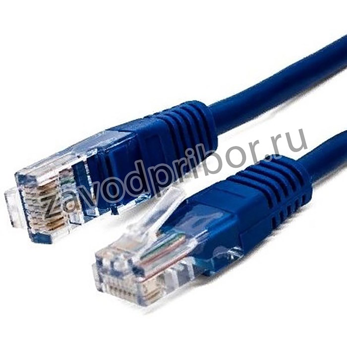 Filum FL-U5-C-1M-BL Кабель патч-корд, U/UTP 5e cat. 1м, 26AWG(7x0.16 мм), чистая медь, PVC, синий