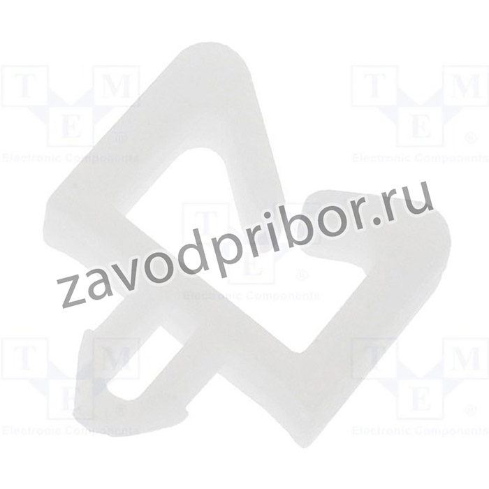 FIX-MWS-1, Держатель с защелкой, полиамид, Внутр.шир: 6,3мм, натуральный