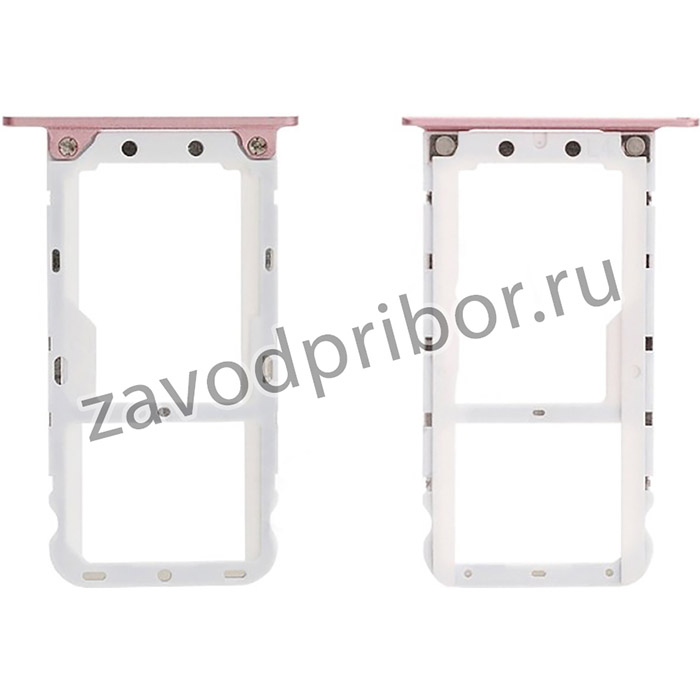 Держатель (лоток) SIM карты для Xiaomi Redmi 5 Plus розовый