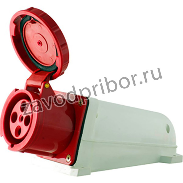 Розетка наружной установки 1252 IP67 32А 3Р+РЕ+N 380В HLT