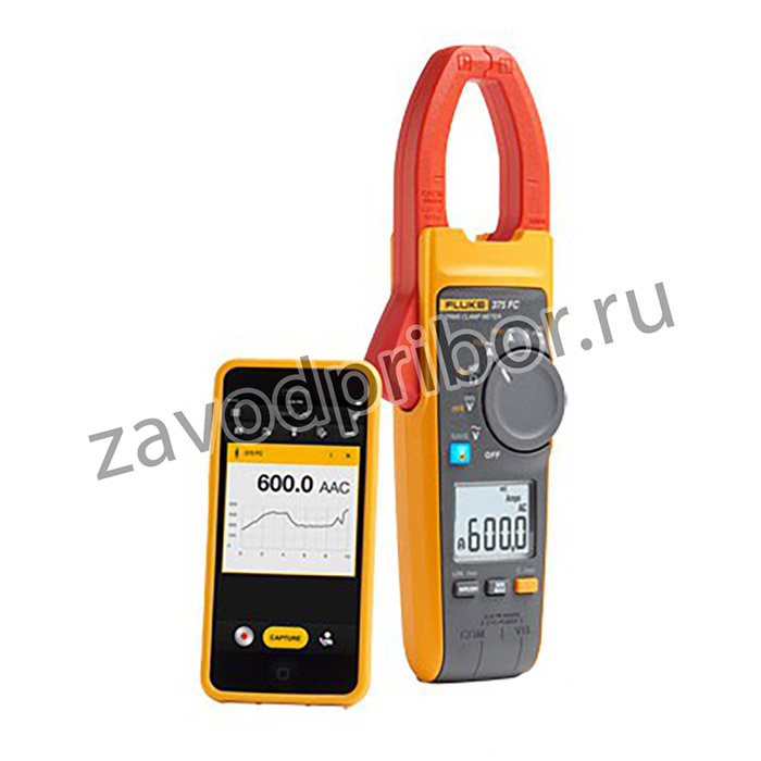 Fluke 375 FC — токовые клещи True-RMS c функцией беспроводной связи