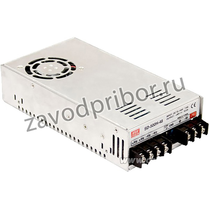 SD-500L-48, DC/DC преобразователь, 504Вт, вход 19-72В,выход 48В/10.5А