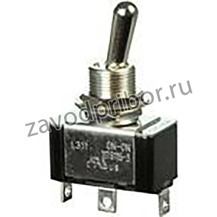 11TS115-3, Switch Toggle ON ON SPDT Round Lever Solder 20A 277VAC 559.27VA Panel Mount with Threads