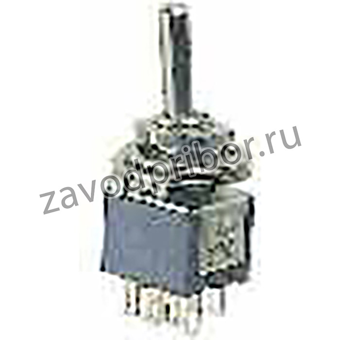 Переключатель рычажный, 220В, 1,5А, ON-ON, d 5,0, металл, 6C, SMTS-202; ПРыч\220В\ 1,5А\ON-ON\d 5,0\мет\ 6C\SMTS-202\