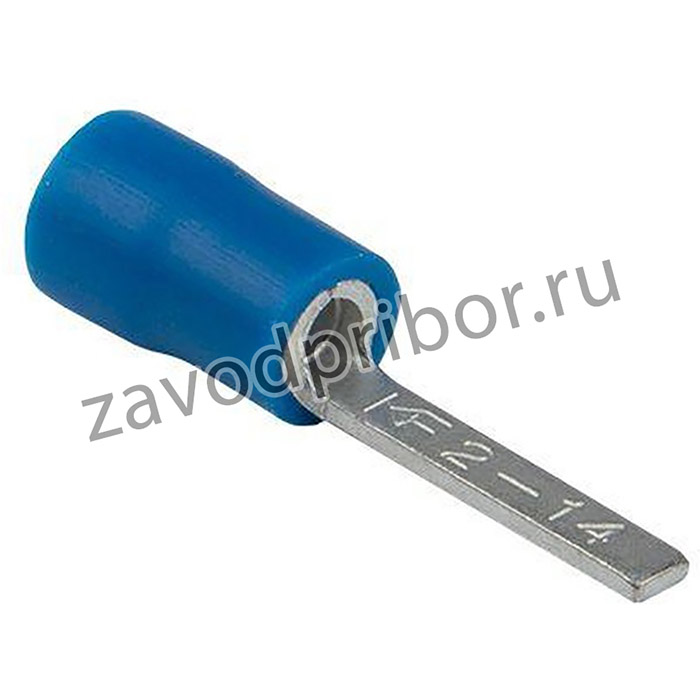 Наконечник штыревой плоский изолированный НШПИ 1.0-2.5 (уп.50шт) EKF nshpi-1.0-2.5
