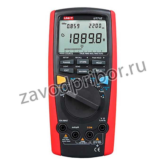 UNI-T UT71E — мультиметр цифровой с автодиапазоном, TRUE RMS, порт USB