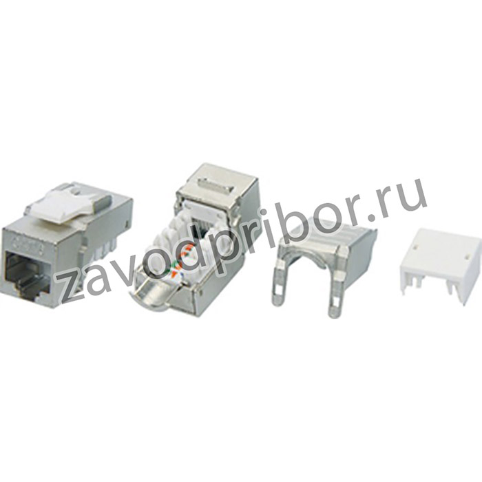 01 Hyperline KJ9-8P8C-C6-90-SH-F Вставка Keystone Jack RJ-45(8P8C), категория 6, экранированная