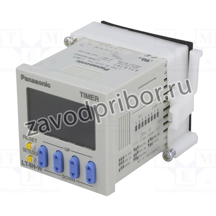 LT4HW-DC24VS, Реле времени, Диапазон 0,01с-9999ч, SPDT, 12-24ВDC, на панель