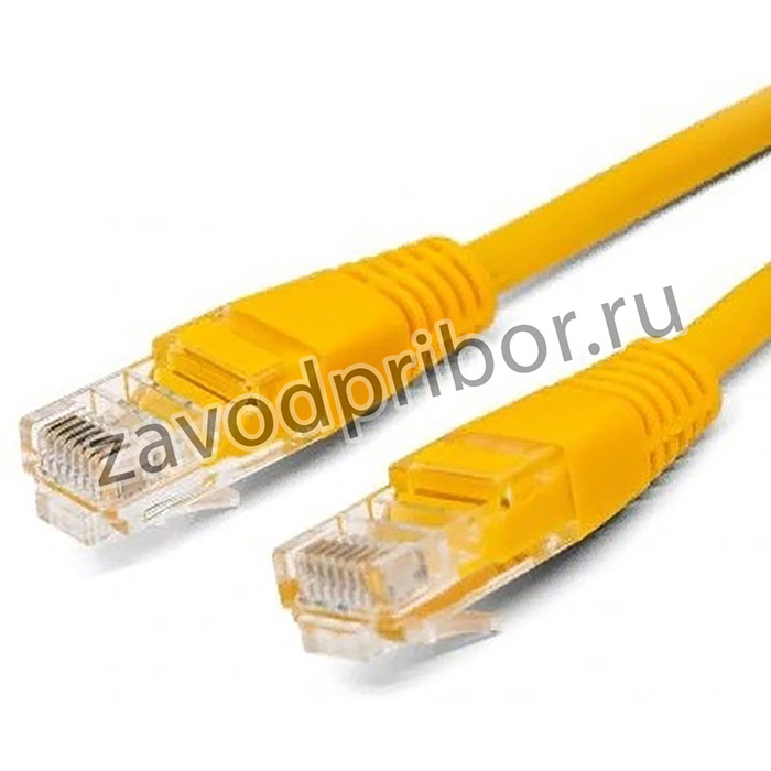 Filum FL-U5-C-1M-Y Кабель патч-корд, U/UTP 5e cat. 1м, 26AWG(7x0.16 мм), чистая медь, PVC, жёлтый