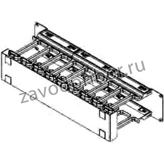 Estap E44ORG1UN_01M50, Органайзер кабельный 19"1U с крышкой черный