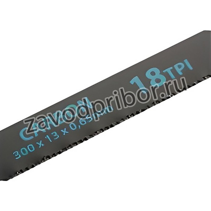 77720, Полотна для ножовки по металлу, 300 мм, 18TPI, Carbon, 2 шт.// Gross
