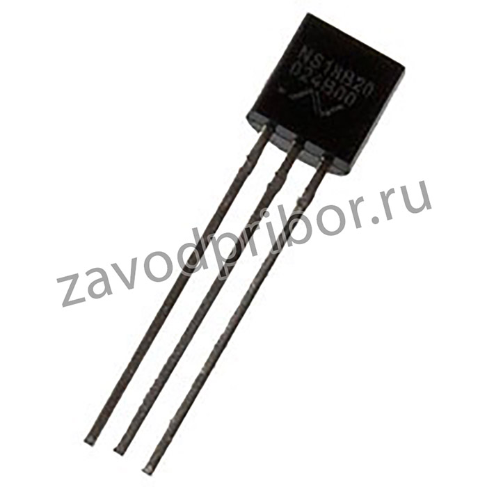 NS18B20-QTOS, датчик температуры TO92 (=DS18B20Z)