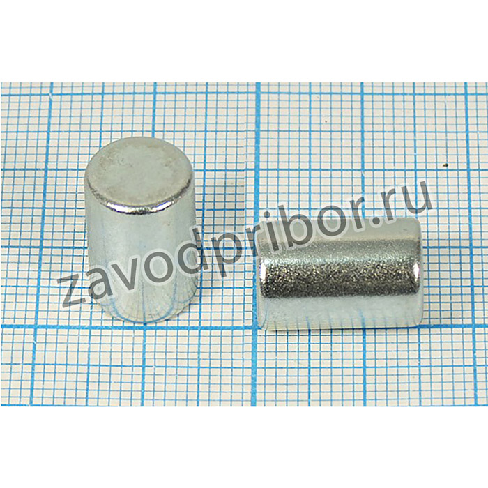 Магнит 10,0x15,0, цилиндр, рабочая температура -60~80C, Ni, класс N35H