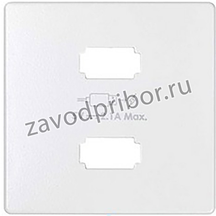 Simon 82 Concept Матовый белый, Накладка для зарядного устройства 2xUSB