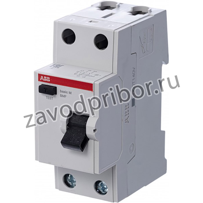 ABB Basic M УЗО 2P, 25A, 100мA, AC, BMF42225
