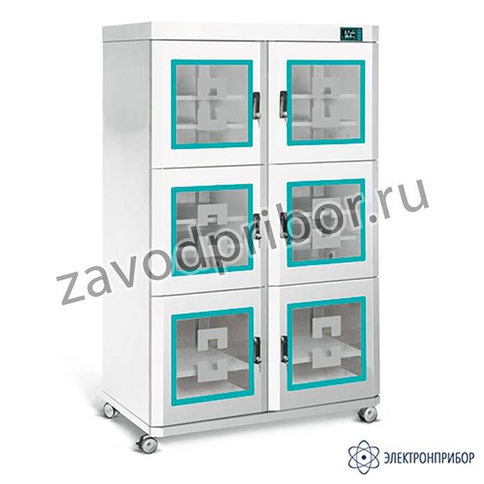 DC-6W ESD (белый) — шкаф сухого хранения антистатический с 6 секциями