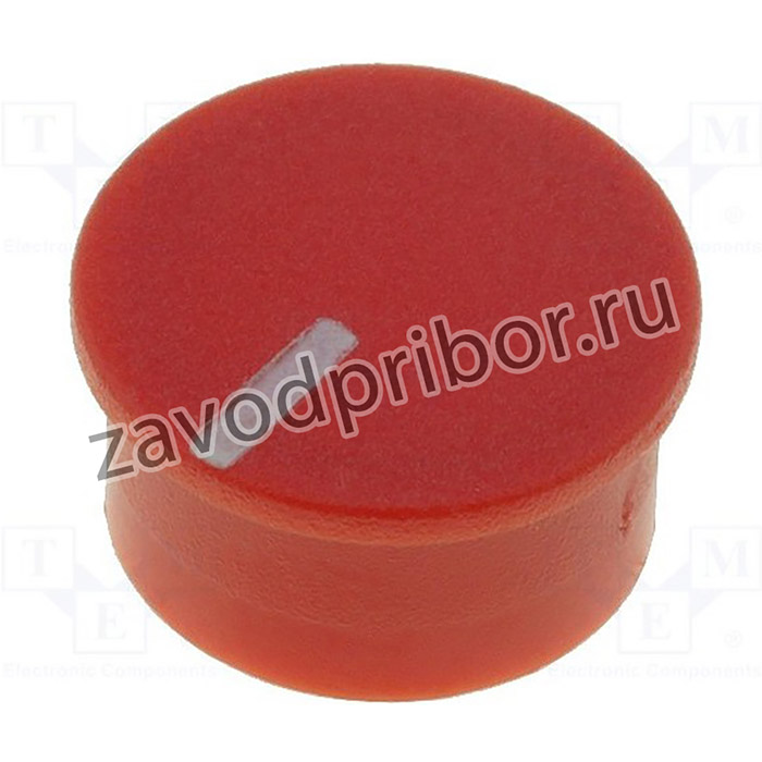 K85-RED-L, Заглушка, термопласт, распорным стержнем, Указатель: белый