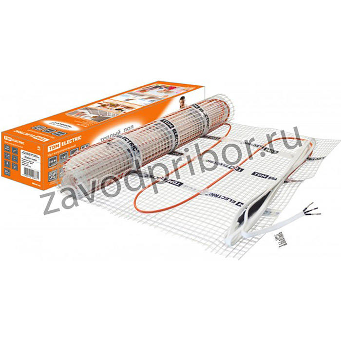 SQ2501-0003, TDM Комплект теплых полов "Комфорт" МН без регулятора (двужильный мат 3 кв. м, 450 Вт)