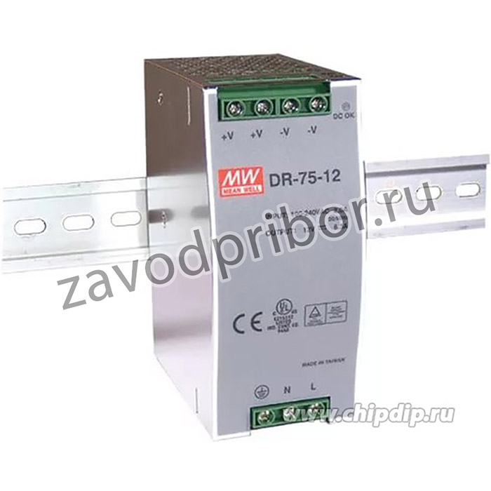 DR-75-12, Блок питания, 12B,6.3A,76Вт