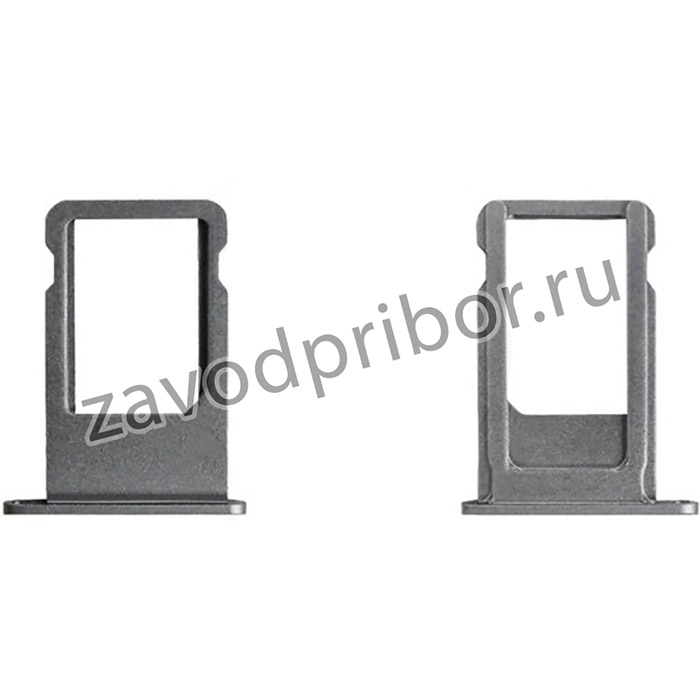 Держатель (лоток) SIM карты для Apple iPhone 6S, iPhone 6S Plus серый