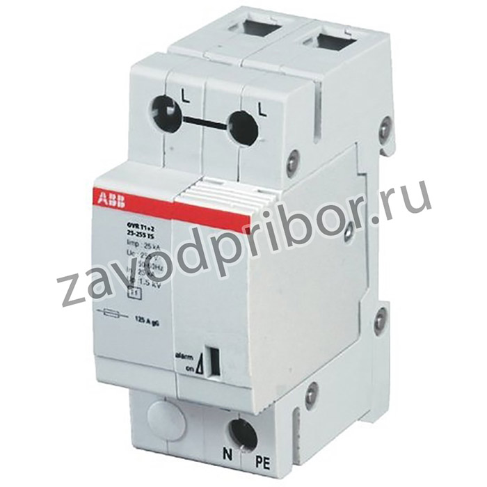 ABB OVR Ограничитель перенапряжения T1+2 1P 15 255 7 ( тип 1+2 )