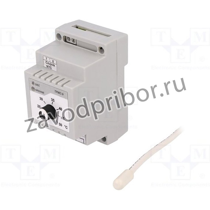 TP-TPMC-9, Регулятор температуры на шину DIN +20°C/+50°C нагрев
