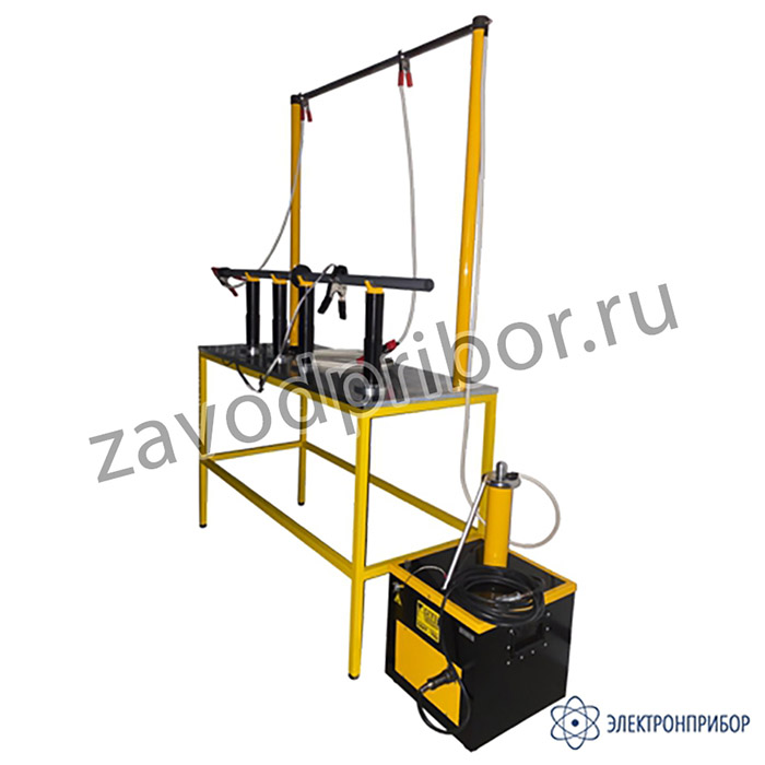 Стенд для испытания изолирующих штанг и указателей напряжения свыше 1000В