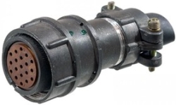 2РМ24КПН19Г1В1 розетка кабельная с прямым патрубком для неэкранированного кабеля 12 год