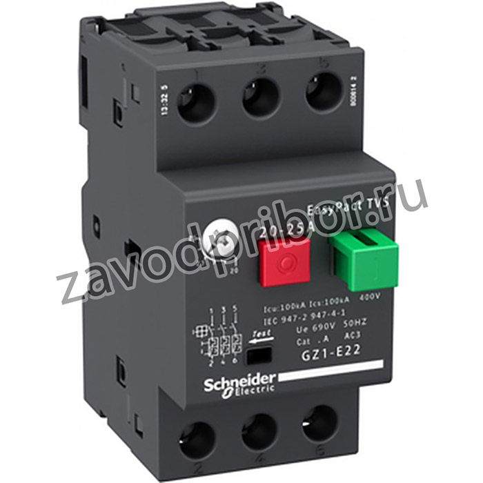 Schneider Electric EasyPact TVS GZ1E Автоматический выключатель 20-25A