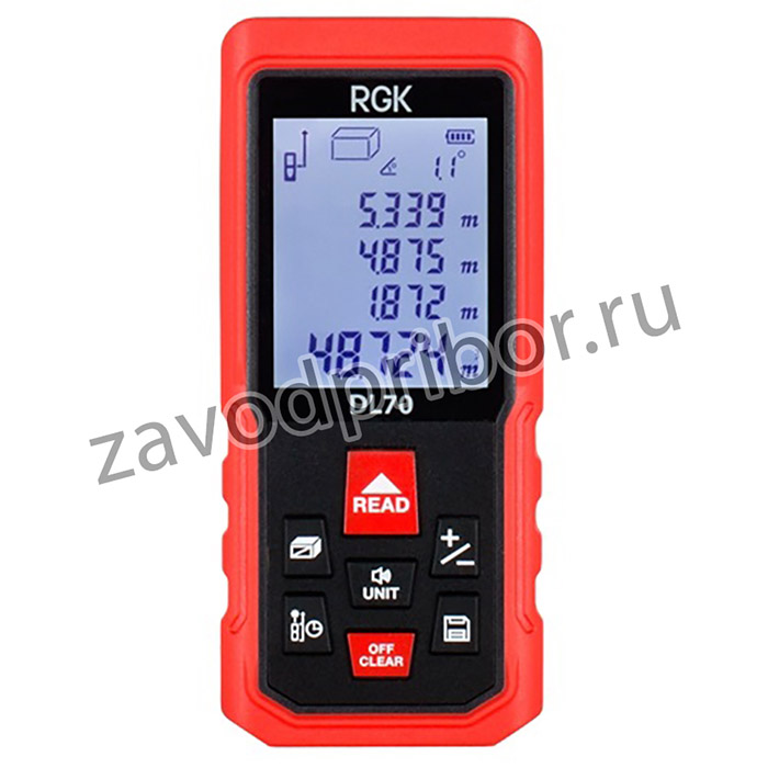 RGK DL70 — оптический дальномер с угломером