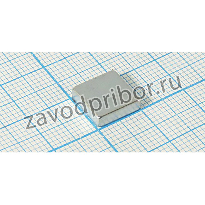 Магнит 10,0x10,0x 3, параллелепипед, рабочая температура -60~80C, Ni, класс N35