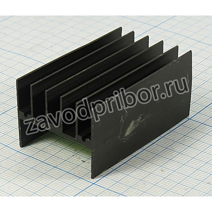 Радиатор охлаждения 50x 31x 25, H04, Al, черный, BLA021-50; охладитель 50x 31x 25\H04\\Al\чер\BLA021-50\