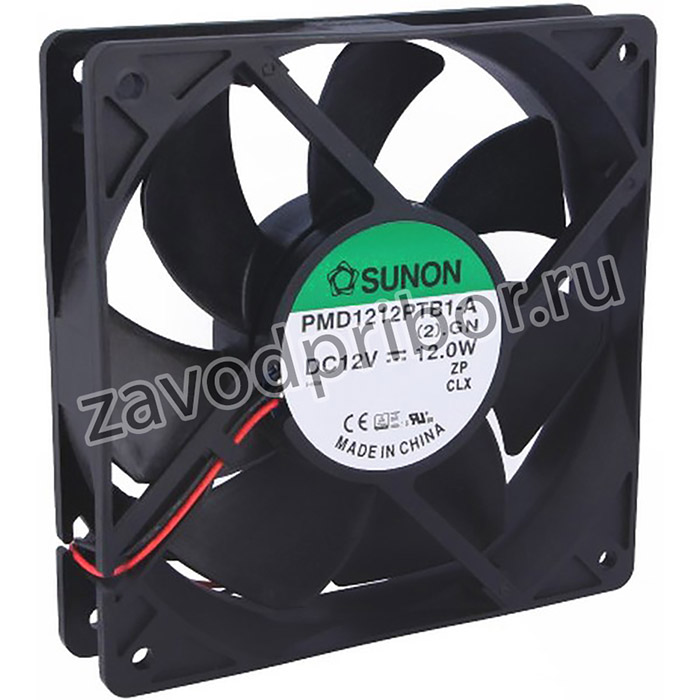 PMD1212PTB1-A (2).GN, Вентилятор осевой, 12В DC, 120x120x25мм, подшипник качения, 254,84куб.м/ч, 54дБА