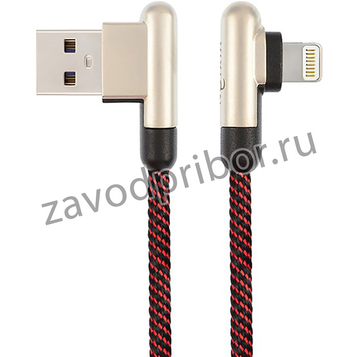 Кабель USB VIXION (K14i) для iPhone Lightning 8 pin 1м (красный, золото)