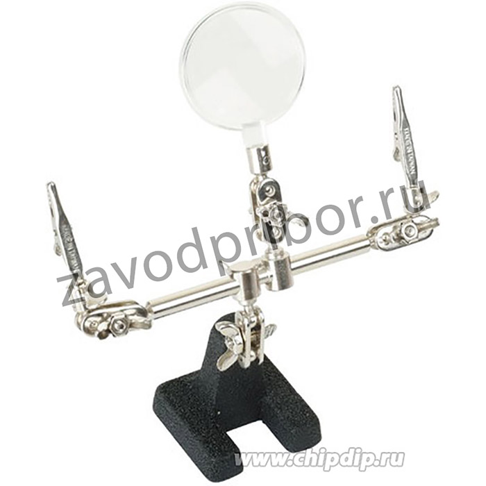 608-391A, Держатель плат "третья рука" с лупой х2.5