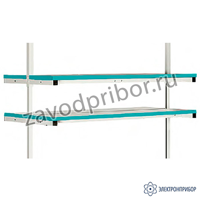 ПО-О-10/1 LAB RAL9010 — основание дополнительной лабораторной островной полки 2*1000мм