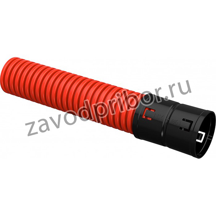 CTG12-063-K04-050-R, Труба гофрированная двустенная ПНД/ПВД d63 красная (50 м) (кратно 50)