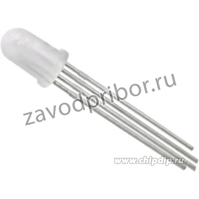 BL-L515RGBW-CA, Светодиод (RGB) 30° d=5мм 500/600/300мКд, общий анод