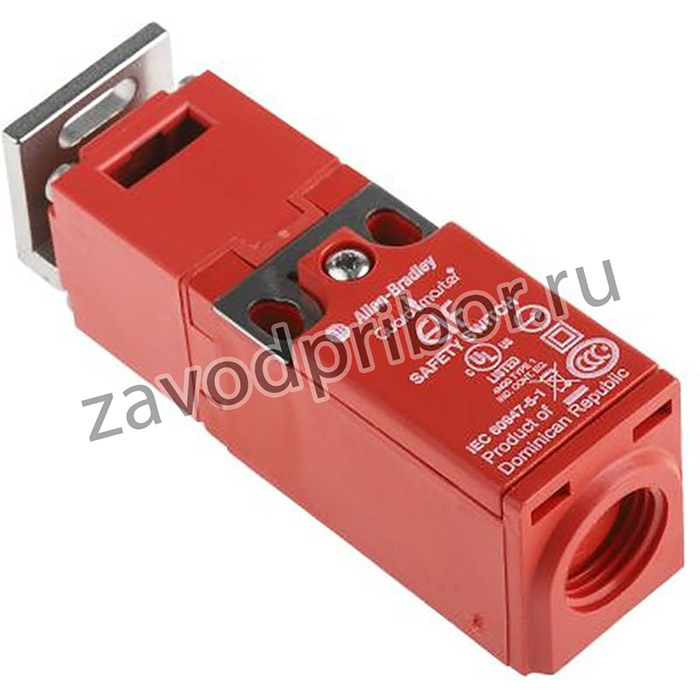 440K-E33041, 440K Safety Interlock Switch, 2NC, Keyed Actuator Included, Glass Filled PBT