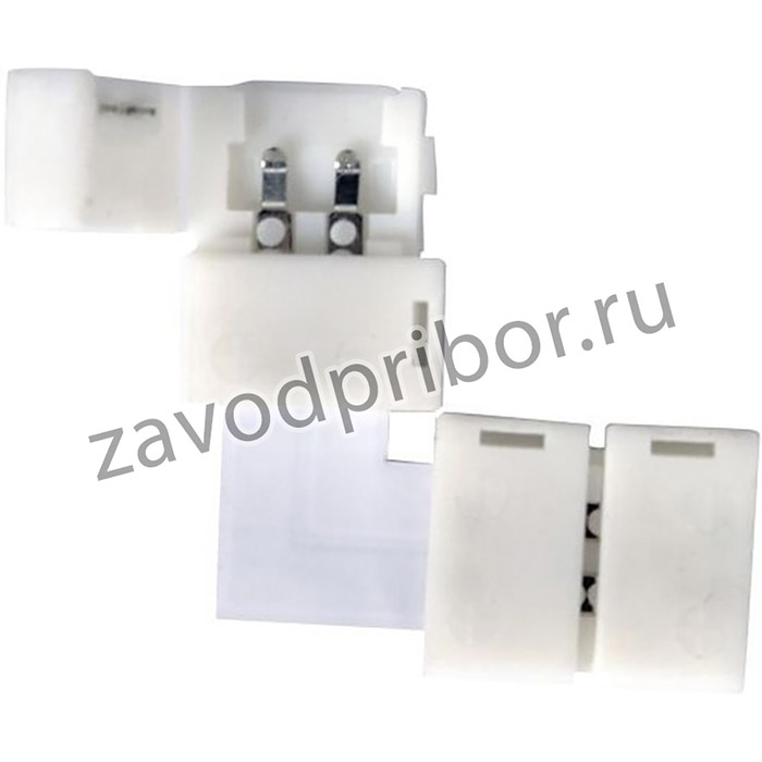 LED 1L / Соединитель электрический коннектор для 3528, 2835 одноцветной светодиодной ленты L (10pkt)